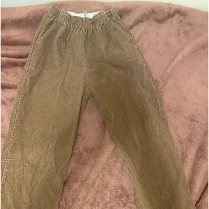 Corduroy stretchy pants